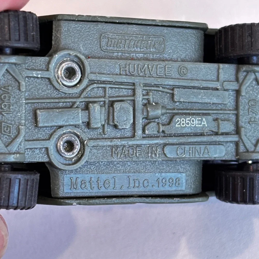 Vintage Matchbox Diecast Military Vehicle Lot Tanks Humvee Missile Launcher 6pc